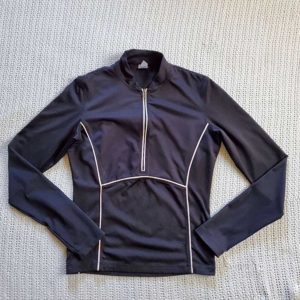 Patagonia Water Girl Black 1/2 Zip Top Shirt Size XS Athletic Activewear